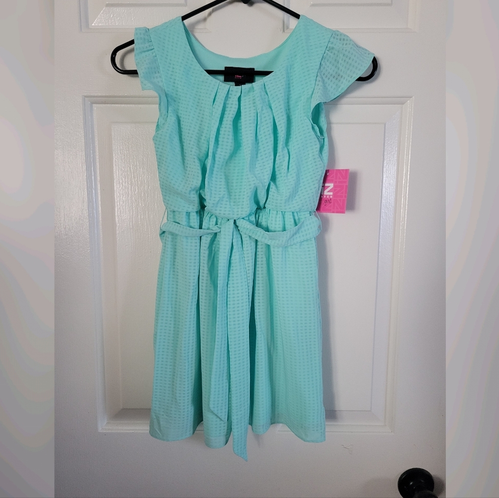 *NWT* Teal girls dress size 7